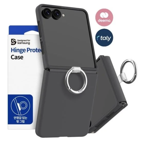 Araree Aero Flex Ring Cover For Z Flip 8 - Black